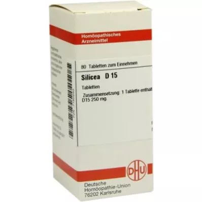 SILICEA D 15 tableta, 80 kom