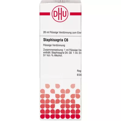 STAPHISAGRIA C 6 razrjeđenje, 20 ml