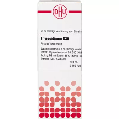 THYREOIDINUM D 30 razrjeđenje, 50 ml