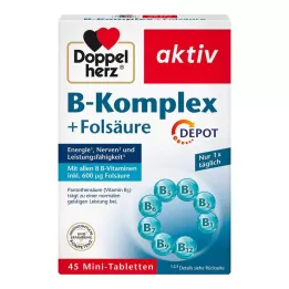 DOPPELHERZ B kompleks + folna kiselina tablete, 45 kom