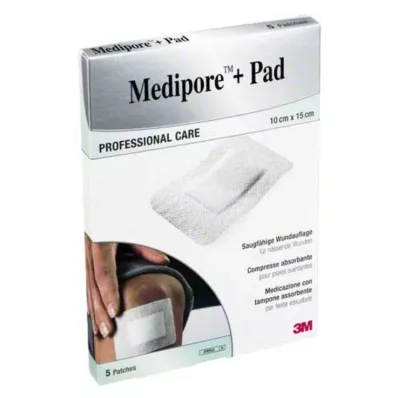 Medipore + Jastučić 3M 10x15cm 3569NP gips, 5 kom Medipore + Jastučić 3M 10x15cm 3569NP gips, 5 kom
