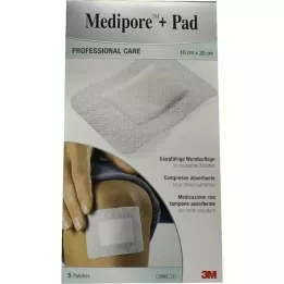 MEDIPORE+podloga 3M 10x20cm 3570NP gips, 5 kom