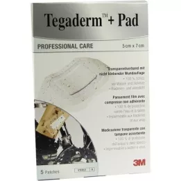 TEGADERM 3M Plus Pad 5x7 cm gotovi konektor 3582NP, 5 kom