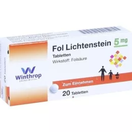 FOL Lichtenstein 5 mg tablete, 20 kom