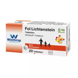 Fol Lichtenstein tablete od 5 mg, 20 tableta