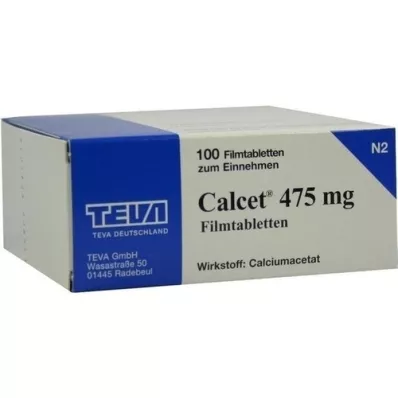 CALCET 475 mg filmom obložene tablete, 100 kom