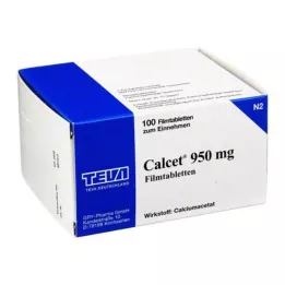 CALCET 950 mg filmom obložene tablete, 100 kom