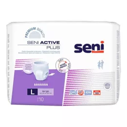SENI Active Plus gaćice za inkontinenciju jednokratno L, 10 kom