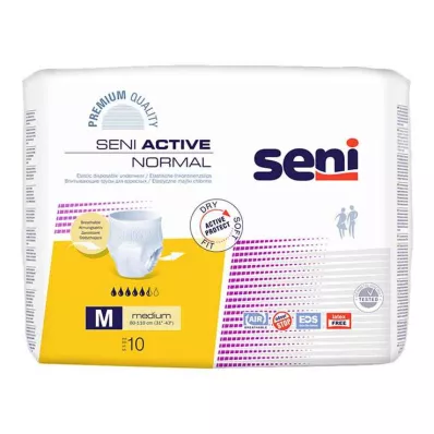 SENI Active Normal Gaćice za inkontinenciju Jedna veličina M, 10 kom
