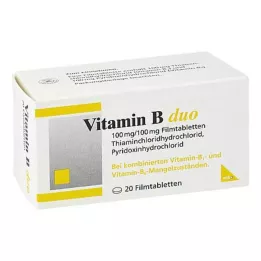 VITAMIN B DUO filmom obložene tablete, 20 kom
