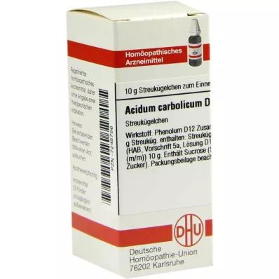 DHU Acidum carbolicum D 12 globula, 10 g