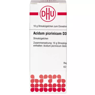 ACIDUM PICRINICUM D 30 globula, 10 g