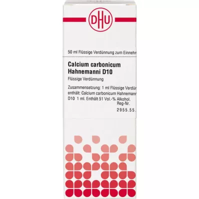 CALCIUM CARBONICUM Hahnemanni D 10 razrjeđenje, 50 ml