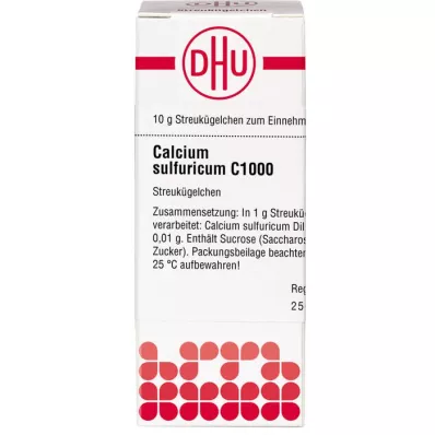 CALCIUM SULFURICUM C 1000 globula, 10 g