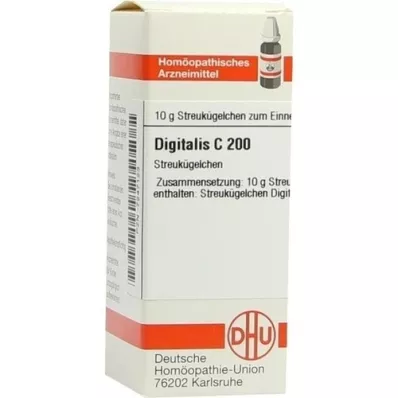 DIGITALIS C 200 globule, 10 g