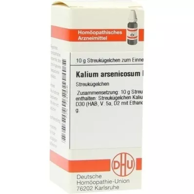 KALIUM ARSENICOSUM D 30 globula, 10 g