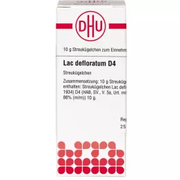 LAC DEFLORATUM D 4 globule, 10 g