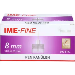 IME-fina univerzalna pen kanila 31 G 8 mm, 100 komada