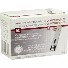BEURER GL32/GL34/BGL60 trakice za mjerenje šećera u krvi, 50 kom