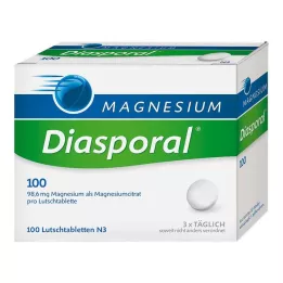 MAGNESIUM DIASPORAL 100 pastila, 100 kom