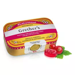 GRETHERS Crveni ribiz+Vitamin C pastile bez šećera, 110 g