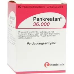 PANKREATAN 36.000 gastrorezistentnih tvrdih kapsula, 50 komada