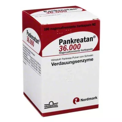 Pankreatan 36 000 gastrorezistentnih kapsula, 100 kom Pankreatan 36 000 gastrorezistentnih kapsula, 100 kom