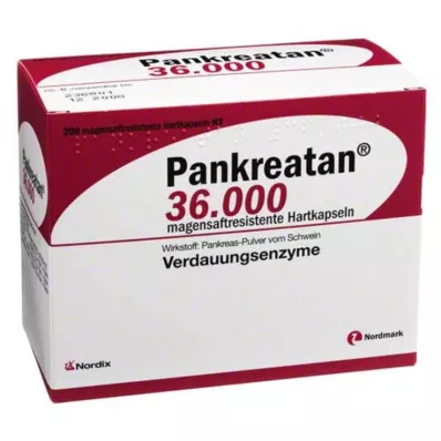 PANKREATAN 36.000 gastrorezistentnih tvrdih kapsula, 200 komada PANKREATAN 36.000 gastrorezistentnih tvrdih kapsula, 200 komada