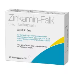 Zincamine Falk tvrde kapsule, 20 kom