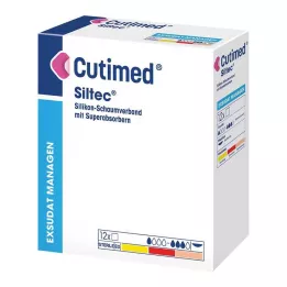 CUTIMED Siltec pjenasti konektor 10x20 cm neljepljiv, 12 kom