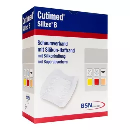 CUTIMED Siltec B pjenasti konektor 17,5x17,5 cm s ljepljivom šipkom, 6 kom