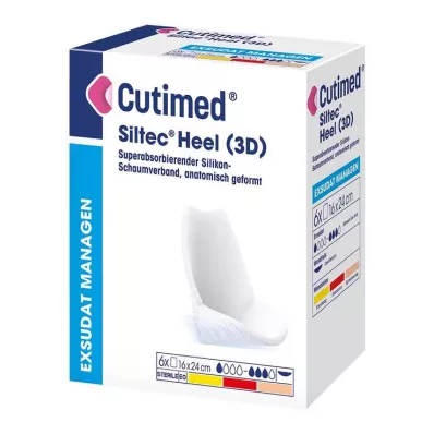 Cutimed Siltec Heel 3D komprese 16x24 cm, 6 kom
