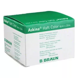 ASKINA Ljepljivi zavoj boja 6 cmx20 m žuta, 1 kom