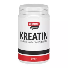 KREATIN MONOHYDRAT 100% Megamax prah, 500 g