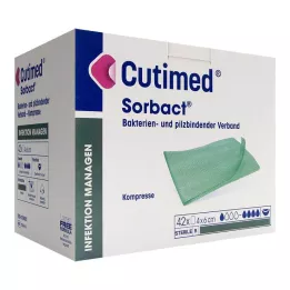 CUTIMED Sorbact komprese 4x6 cm, 42 kom