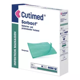 CUTIMED Sorbact komprese 7x9 cm, 6 kom