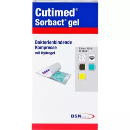 CUTIMED Sorbact gel komprese 7,5x15 cm, 12 kom