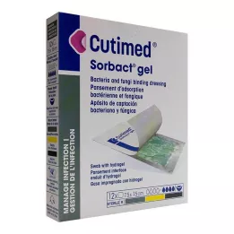 CUTIMED Sorbact gel komprese 7,5x15 cm, 12 kom