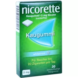 NICORETTE Žvakaća guma 2 mg whitemint, 30 kom