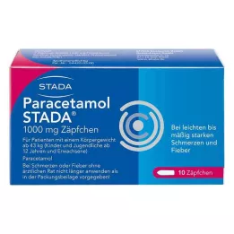 Paracetamol STADA® 1000 mg čepići, 10 kom