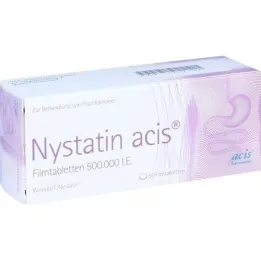 NYSTATIN acis filmom obložene tablete, 50 kom