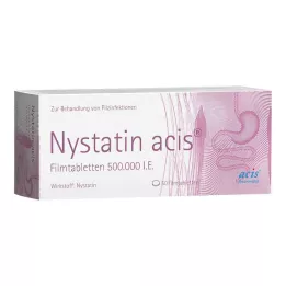 NYSTATIN acis filmom obložene tablete, 50 kom