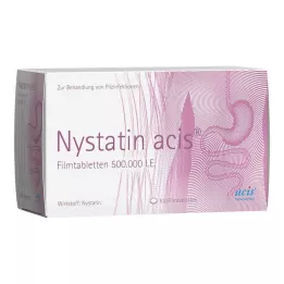 NYSTATIN acis filmom obložene tablete, 100 kom