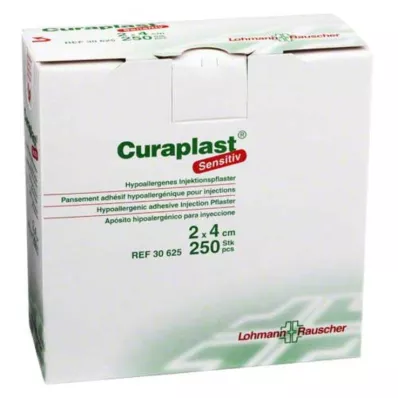 CURAPLAST Injekcijski flaster osjetljiv 2x4 cm, 250 kom