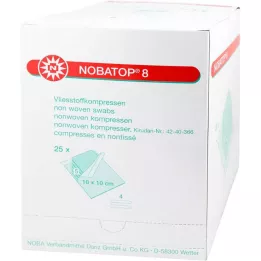 NOBATOP 8 kompresa 10x10 cm sterilne, 25X5 kom