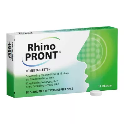 RhinoPRONT® kombinirane tablete, 12 kom