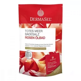 DERMASEL Soli za kupanje s Mrtvim morem + Rose SPA, 1 str