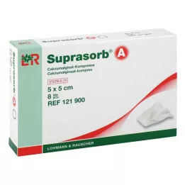SUPRASORB A Kalcijev alginat kompr.5x5 cm, 8 kom