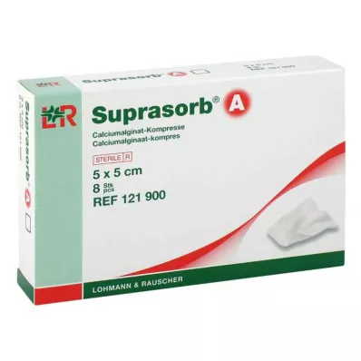 SUPRASORB A Kalcijev alginat kompr.5x5 cm, 8 kom
