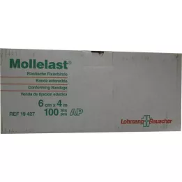 MOLLELAST Zavoji 6 cmx4 m bijeli u slobodnom stanju, 100 kom